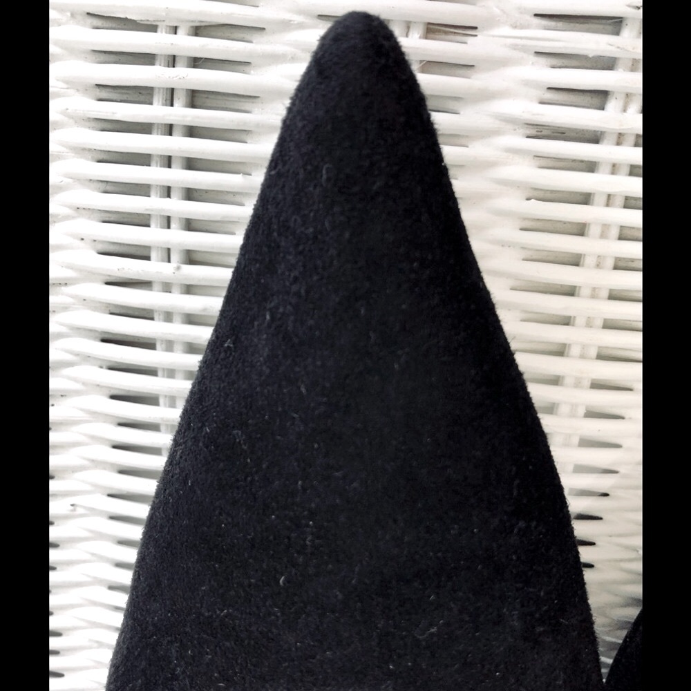 Prada pointy toe black suede slingback pump 4 inch heel size 8 1/2 - Picture 8 of 17
